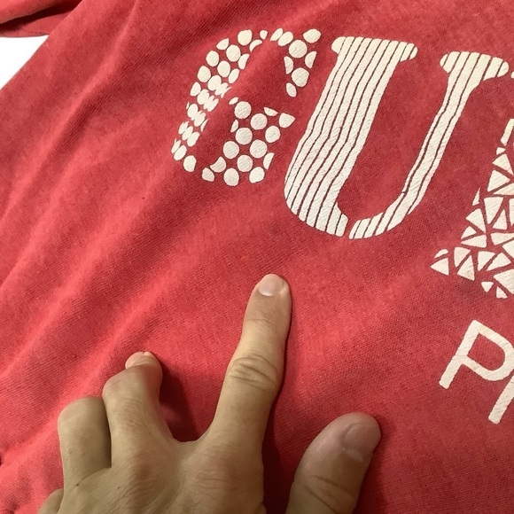 Vintage 80’s 90’s Guess Red Crewneck Sweatshirt Sz Medium - Picture 6 of 11